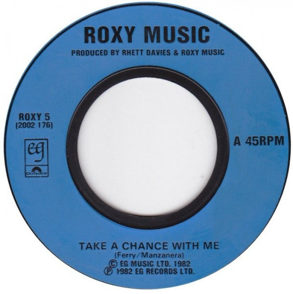 Roxy Music : Take A Chance With Me (7", Single)