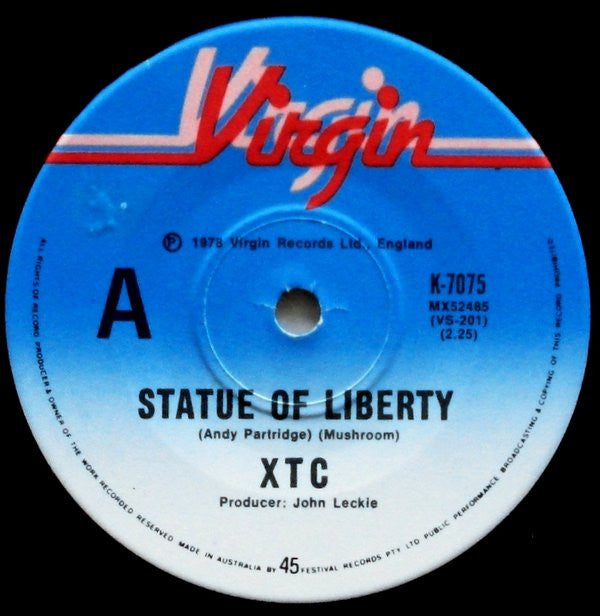 XTC : Statue Of Liberty (7", Single)