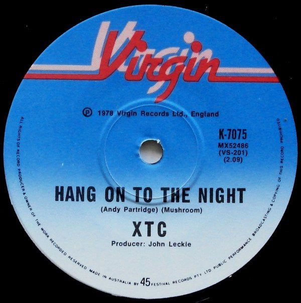 XTC : Statue Of Liberty (7", Single)