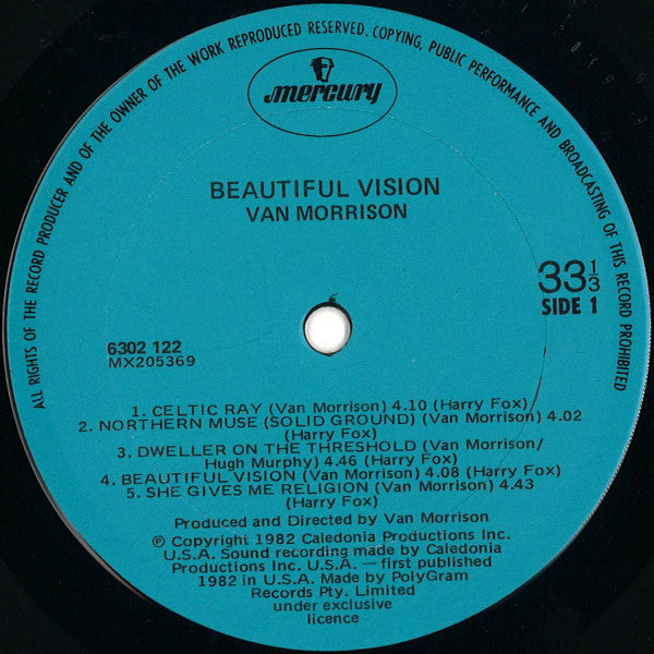 Van Morrison : Beautiful Vision (LP, Album)