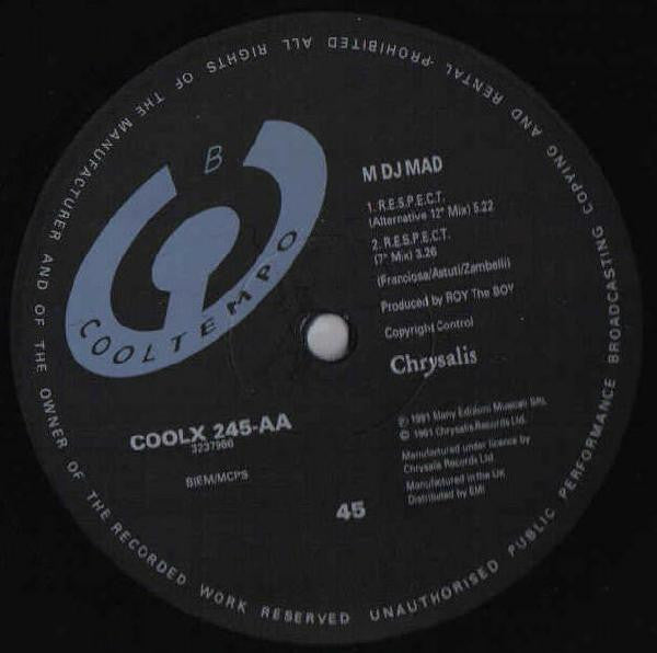 M DJ M.A.D. : R.E.S.P.E.C.T. (12")