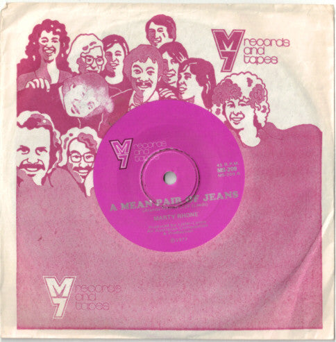 Marty Rhone : A Mean Pair Of Jeans (7", Single)