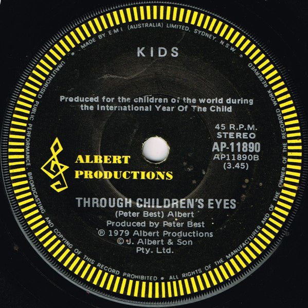 Kids (2) : Care For Kids (7")