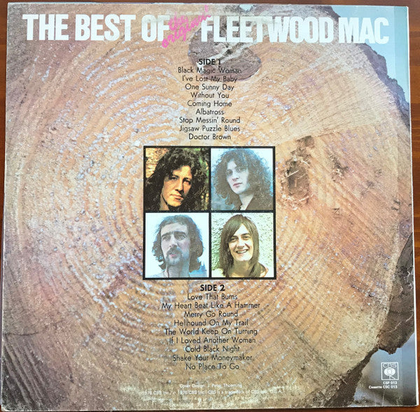Fleetwood Mac : The Best Of The Original Fleetwood Mac (LP, Comp)