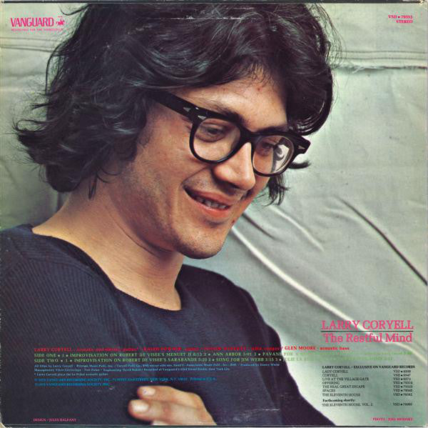 Larry Coryell : The Restful Mind (LP, Album)