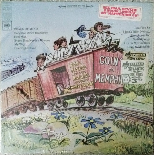 Paul Revere & The Raiders Featuring Mark Lindsay : Goin' To Memphis (LP, Album, Ter)