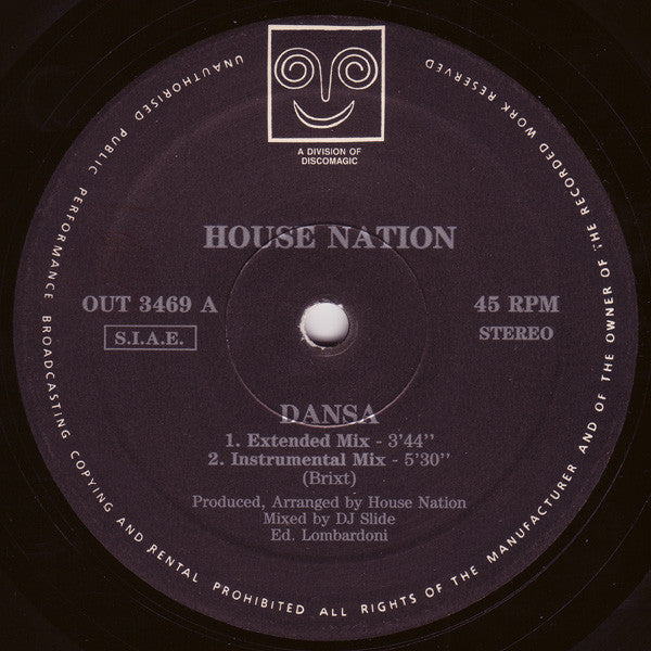 House Nation (2) : Dansa (12&quot;)