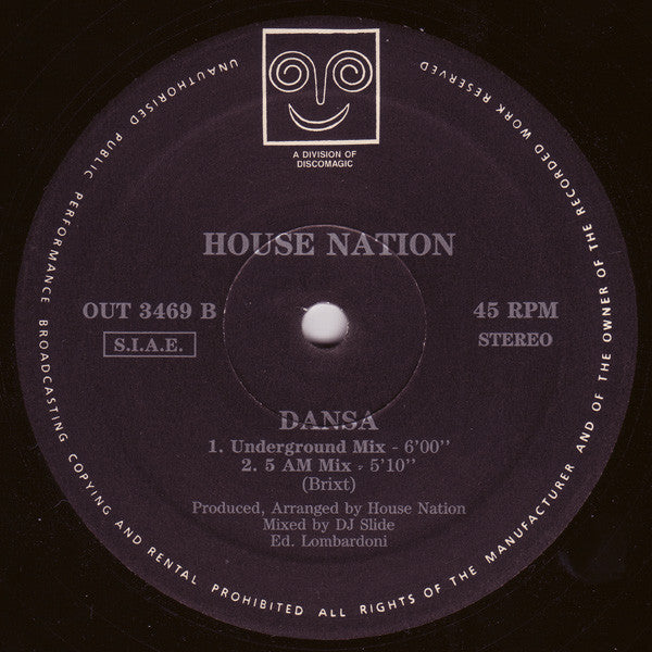 House Nation (2) : Dansa (12")