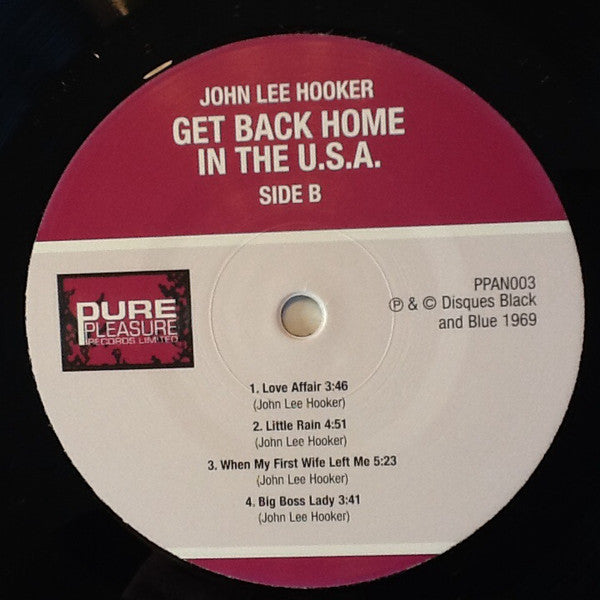 John Lee Hooker : Get Back Home In The U.S.A. (2xLP, Album, Ltd, RE, RM, 180)