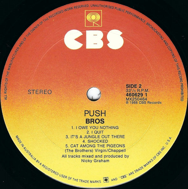 Bros : Push (LP, Album)