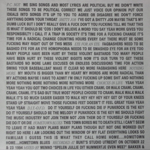 Seein' Red : More Of The Same (7", Yel)