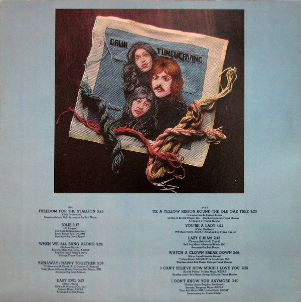 Dawn (5) Featuring Tony Orlando : Tuneweaving (LP, Album, Club, PR)