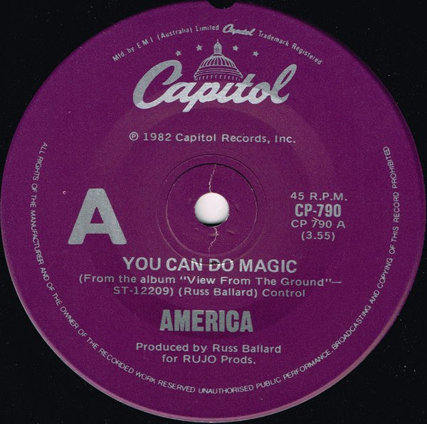 America (2) : You Can Do Magic (7&quot;, Single)