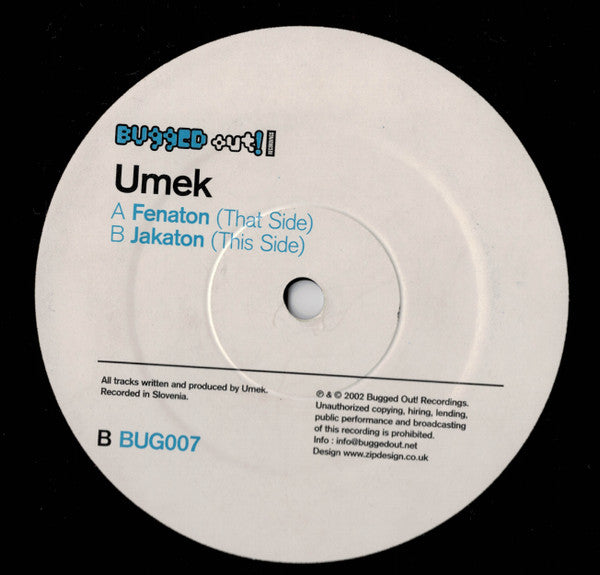 Umek : Fenaton / Jakaton (12")