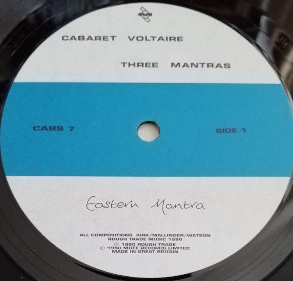 Cabaret Voltaire : Three Mantras (12", EP, RE)