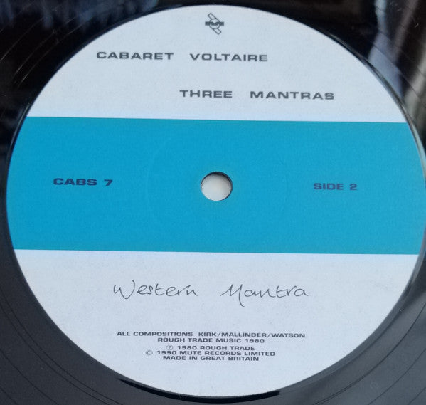 Cabaret Voltaire : Three Mantras (12", EP, RE)