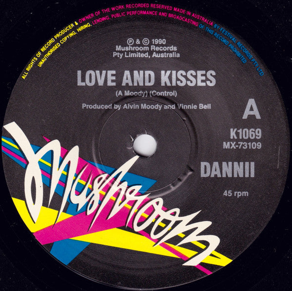 Dannii Minogue : Love And Kisses (7", Single, Ltd)