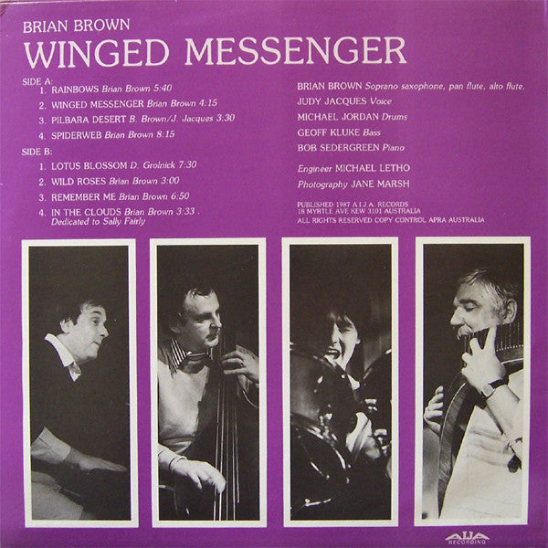 Brian Brown (3) : Winged Messenger (LP)