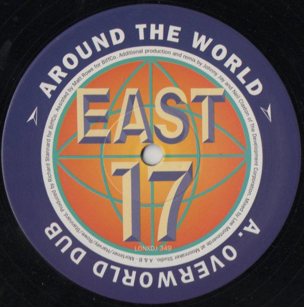 East 17 : Around The World (2x12", Single, Promo)