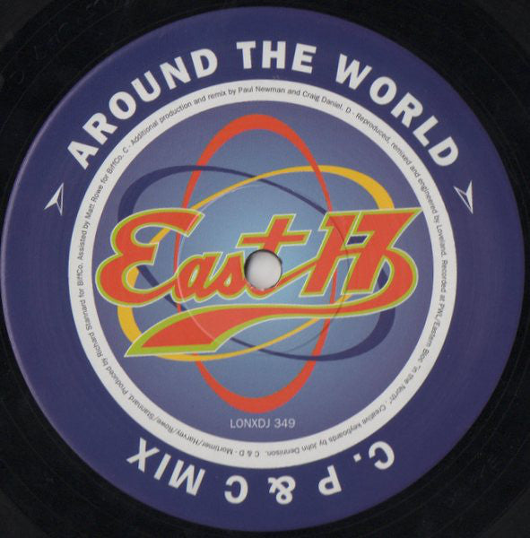 East 17 : Around The World (2x12", Single, Promo)