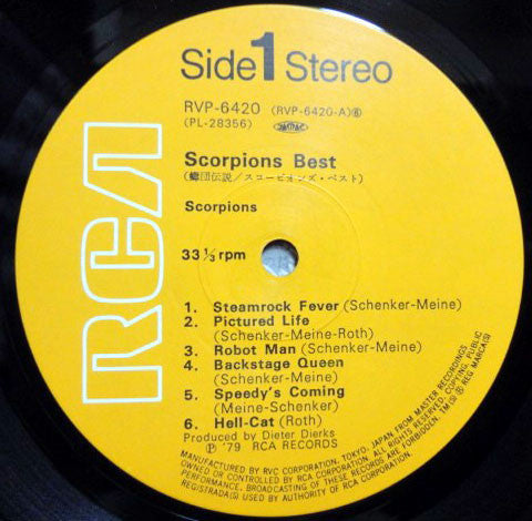 Scorpions : Best Of Scorpions (LP, Comp)