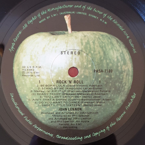 John Lennon : Rock 'N' Roll (LP, Album)