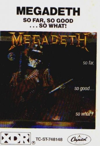 Megadeth : So Far, So Good... So What! (Cass, Album)