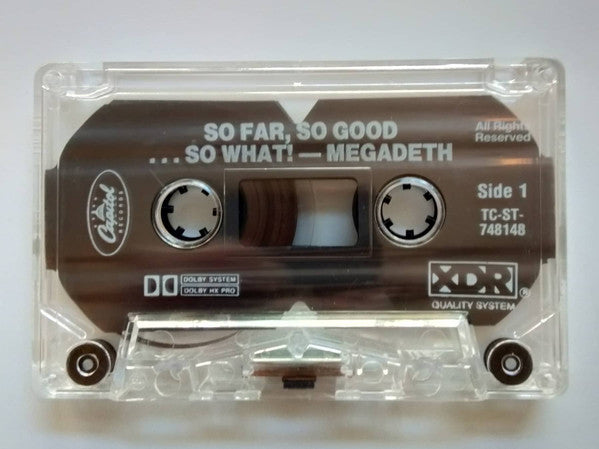 Megadeth : So Far, So Good... So What! (Cass, Album)