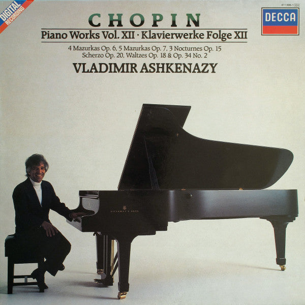 Chopin*, Vladimir Ashkenazy : Piano Works Vol. XII = Klavierwerke Folge XII (LP)