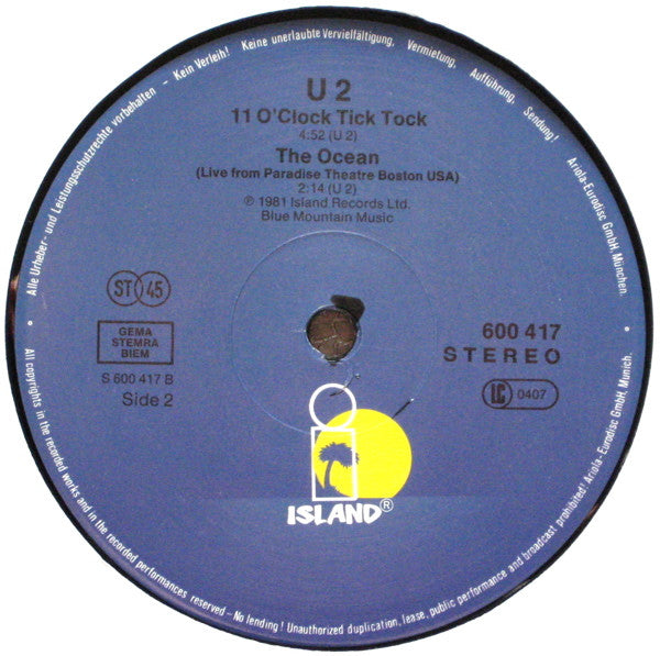 U2 : R.O.K. (12", Maxi, RE)