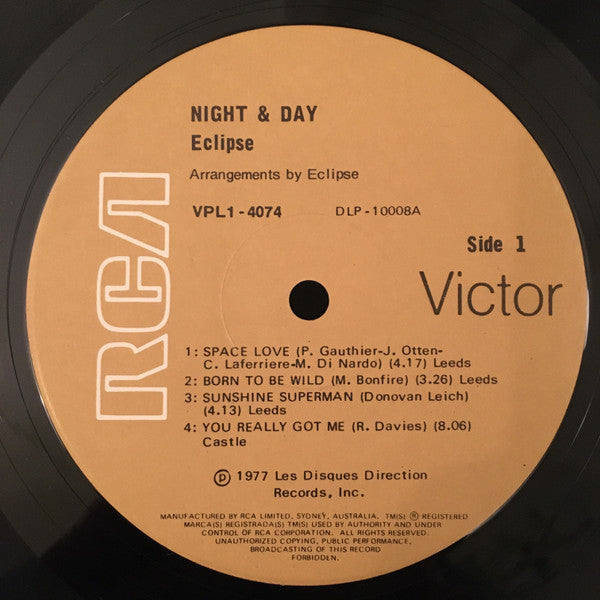 Eclipse (21) : Night And Day (LP, Album)