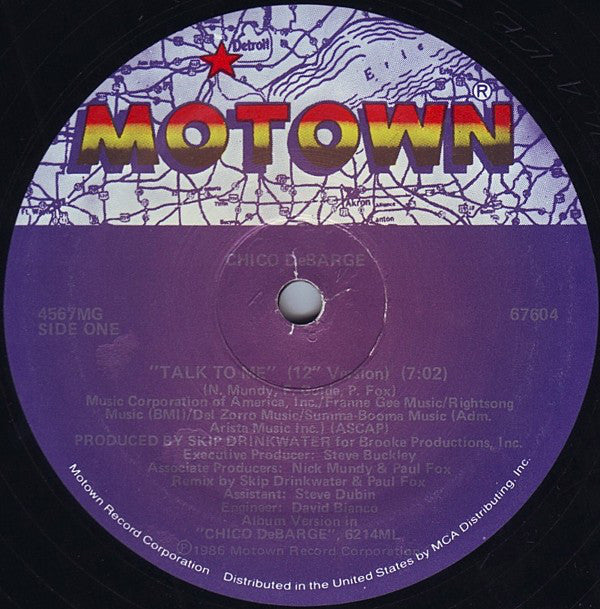 Chico DeBarge : Talk To Me (12")