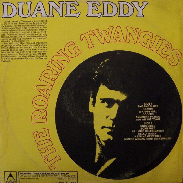 Duane Eddy : The Roaring Twangies (LP, Album, RE)