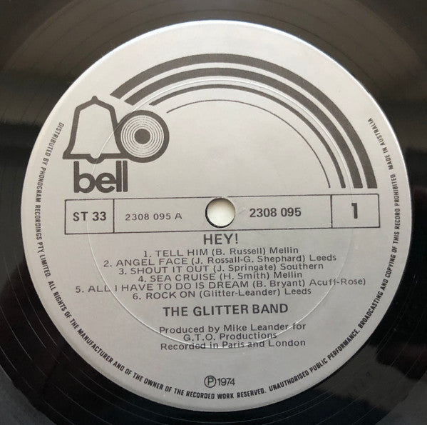 The Glitter Band : Hey! (LP, Album)