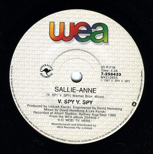 V.Spy V.Spy : Sallie-Anne (7", Single)