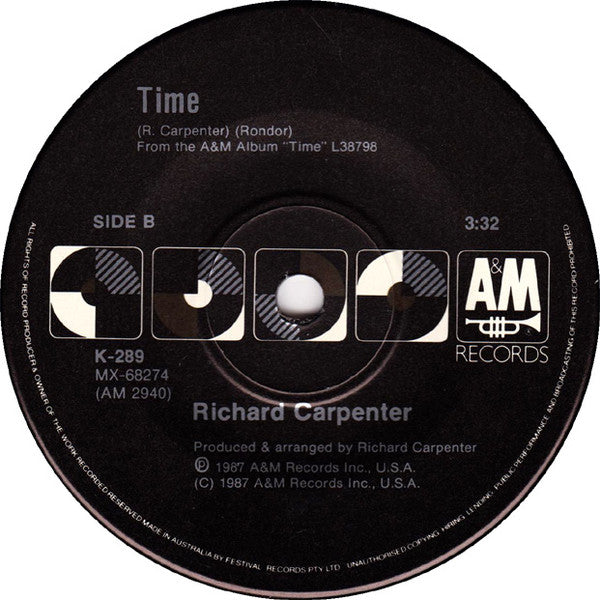 Richard Carpenter And Dusty Springfield : Something In Your Eyes (7", Single)