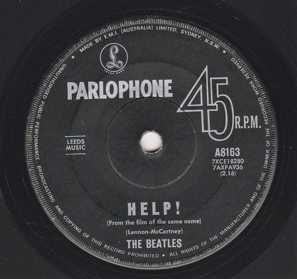 The Beatles : Help! (7&quot;)