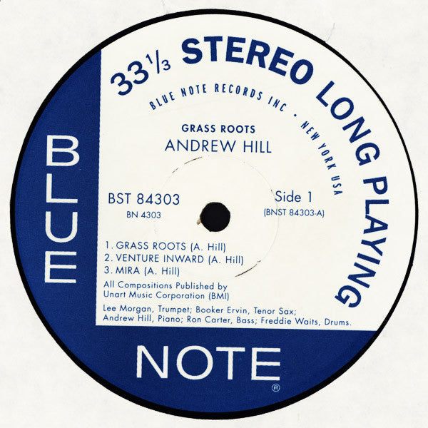Andrew Hill : Grass Roots (LP, Album, RE, Rhi)