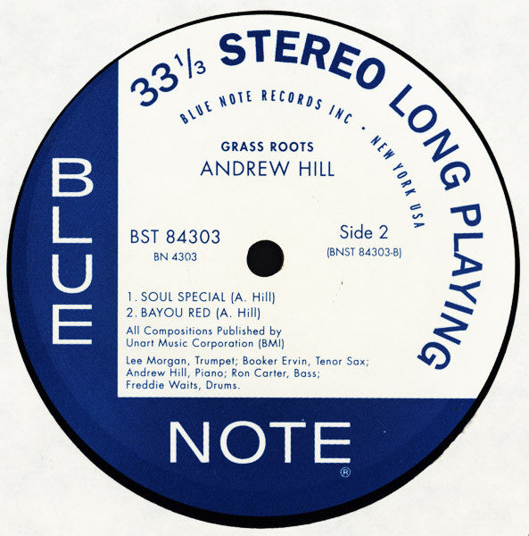 Andrew Hill : Grass Roots (LP, Album, RE, Rhi)
