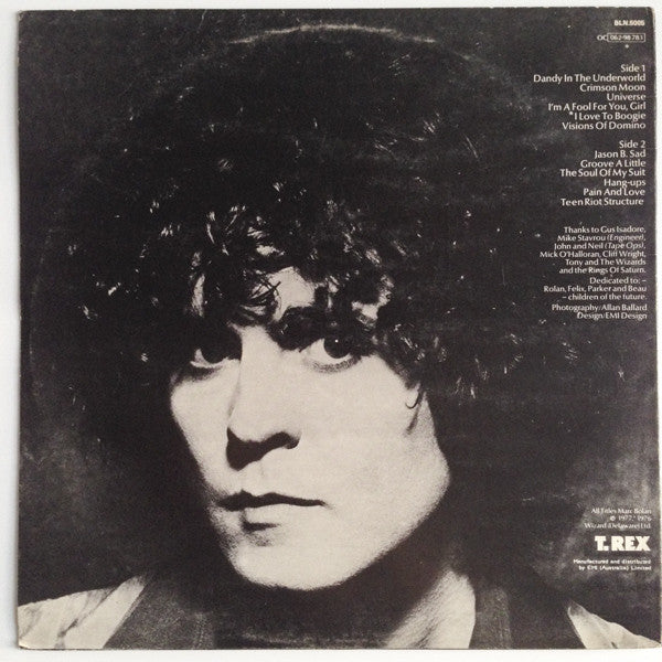 T. Rex : Dandy In The Underworld (LP, Album)