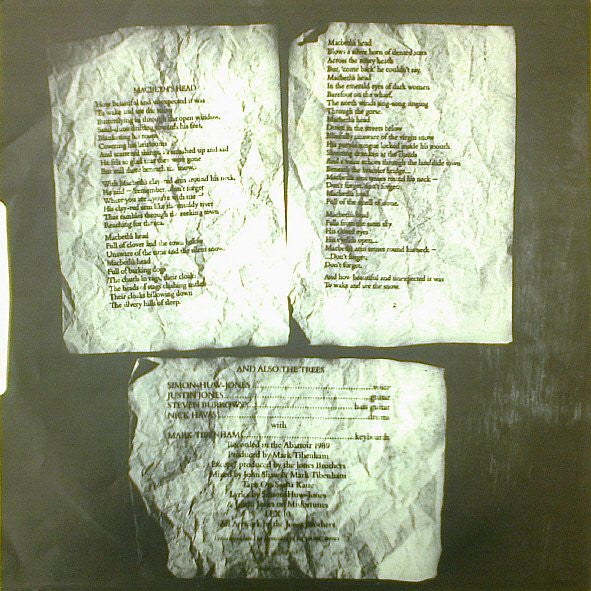 And Also The Trees : Farewell To The Shade (LP, Album)