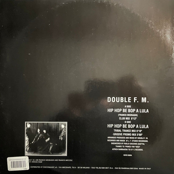 Double FM : Hip Hop Be Bop A Lula (12")