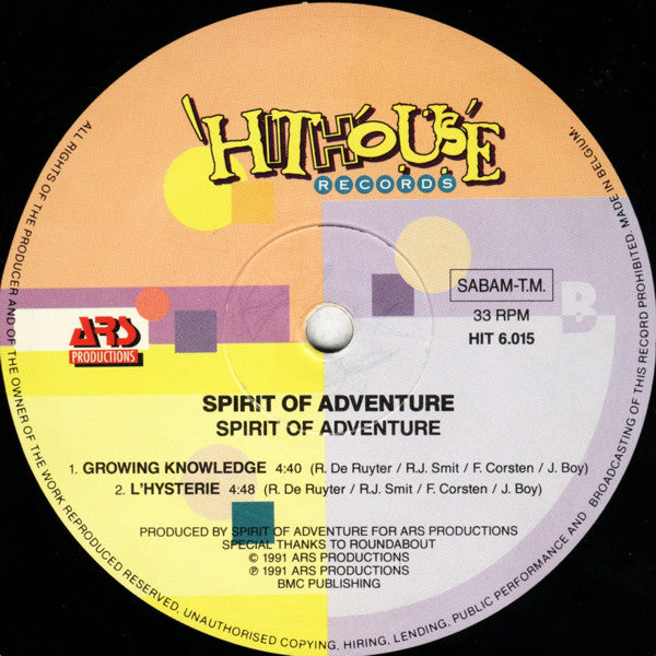 Spirit Of Adventure : Spirit Of Adventure (12")