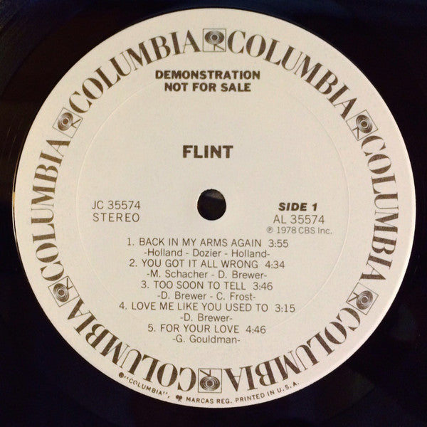 Flint (3) : Flint (LP, Album, Promo)