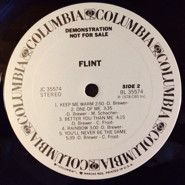 Flint (3) : Flint (LP, Album, Promo)