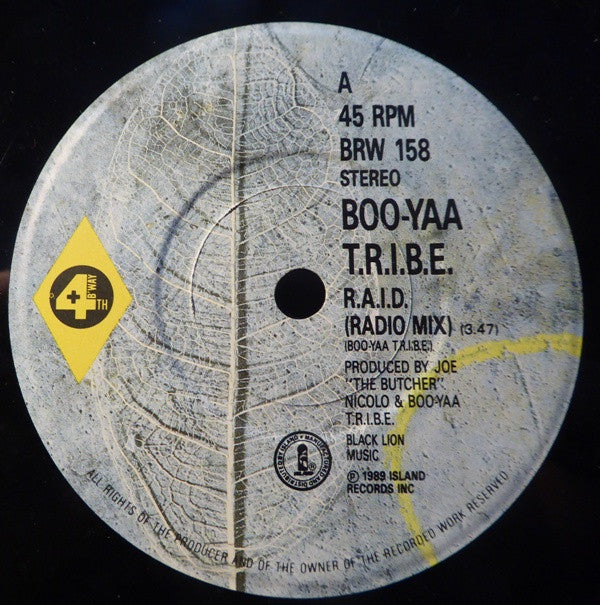 Boo-Yaa T.R.I.B.E. : R.A.I.D. (7", Single)