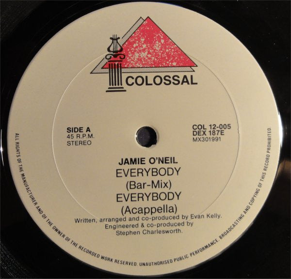 Jamie O'Neil : Everybody (12", Single)