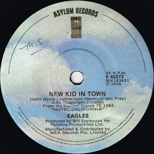 Eagles : New Kid In Town (7&quot;, Single)