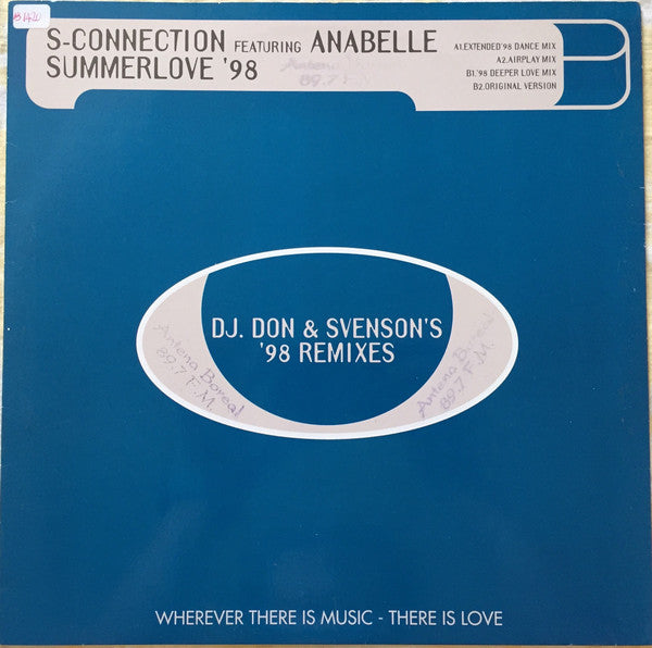 S-Connection : Summerlove &#39;98 (DJ Don &amp; Svenson&#39;s &#39;98 Remixes) (12&quot;)