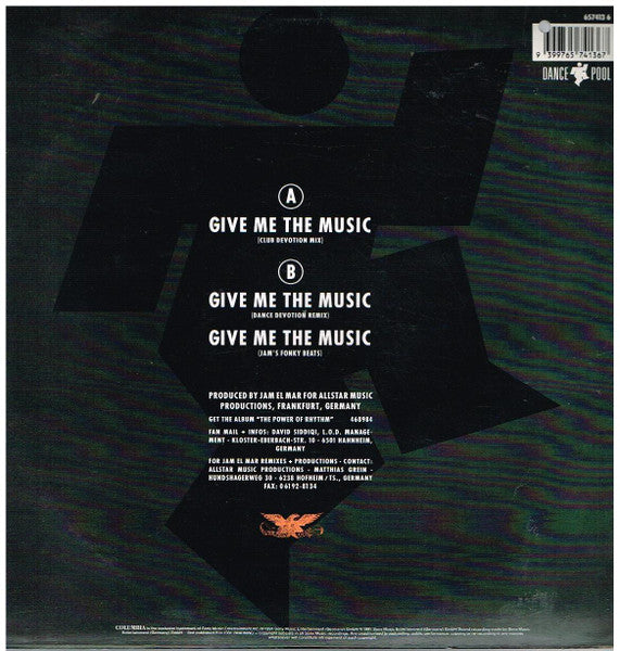 B.G. The Prince Of Rap : Give Me The Music (12")